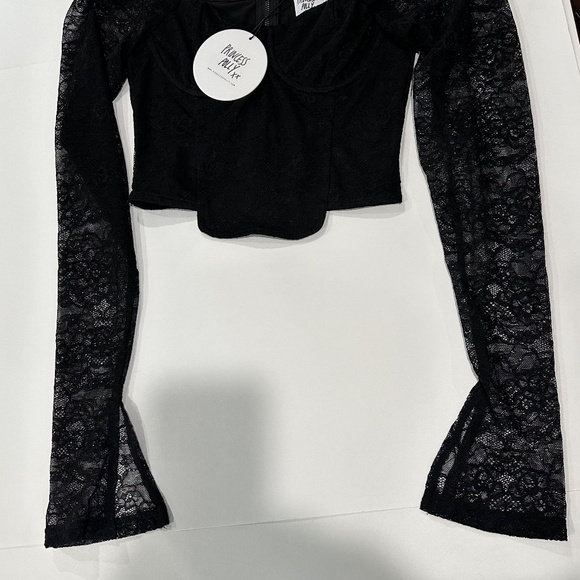 PRINCESS POLLY‎ Purnell  Lace Top Black - Size 4 - NEW With Tags - In Bags. - Picture 6 of 16